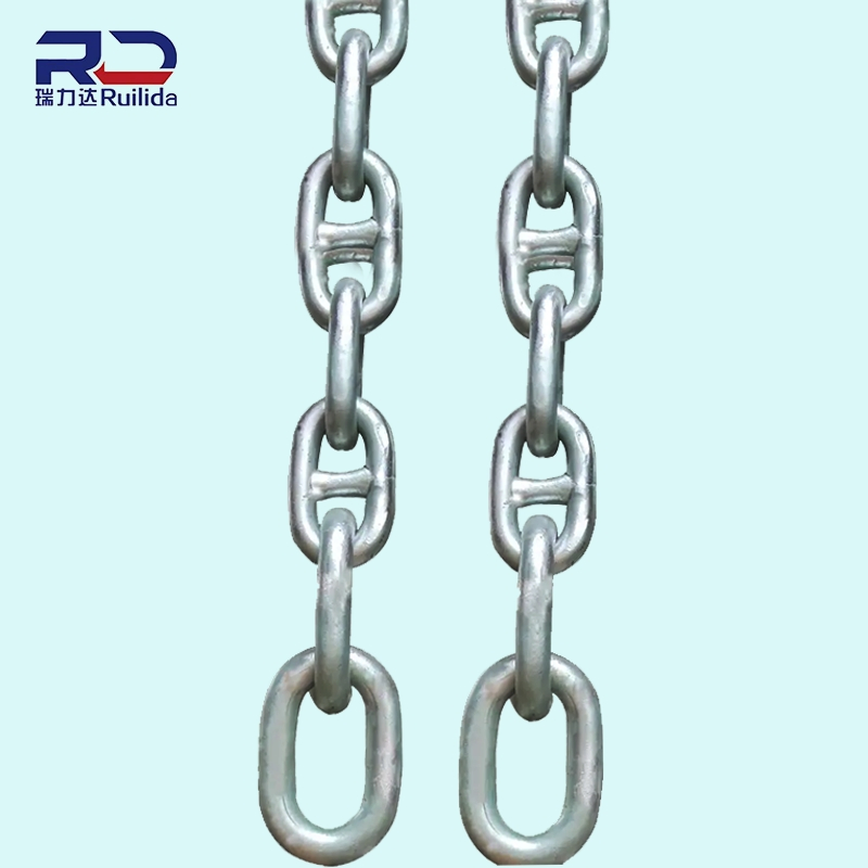 Vacuum-Carburized Stud Link Chain - 50000-Cycle Fatigue Life for Korean LNG Ships (NK)