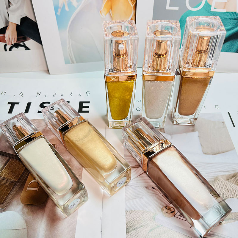 5 Colors Highlighter Colorfast Smooth Shinyface Makeup Custom Factory Price Sweat-Proof Highlighter