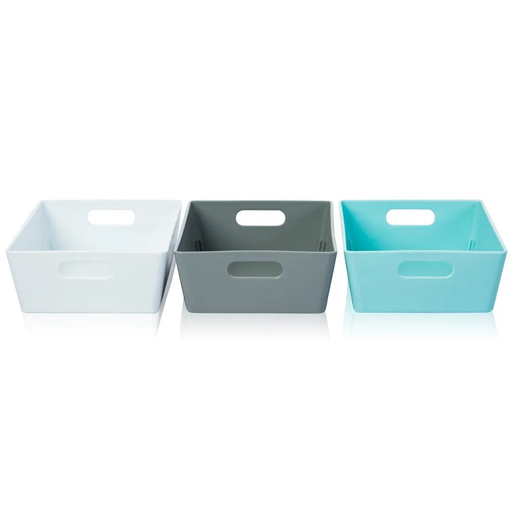 Small Plastic Slot Wall Storage Box PP Injection Rectangle Shape for Garage Use