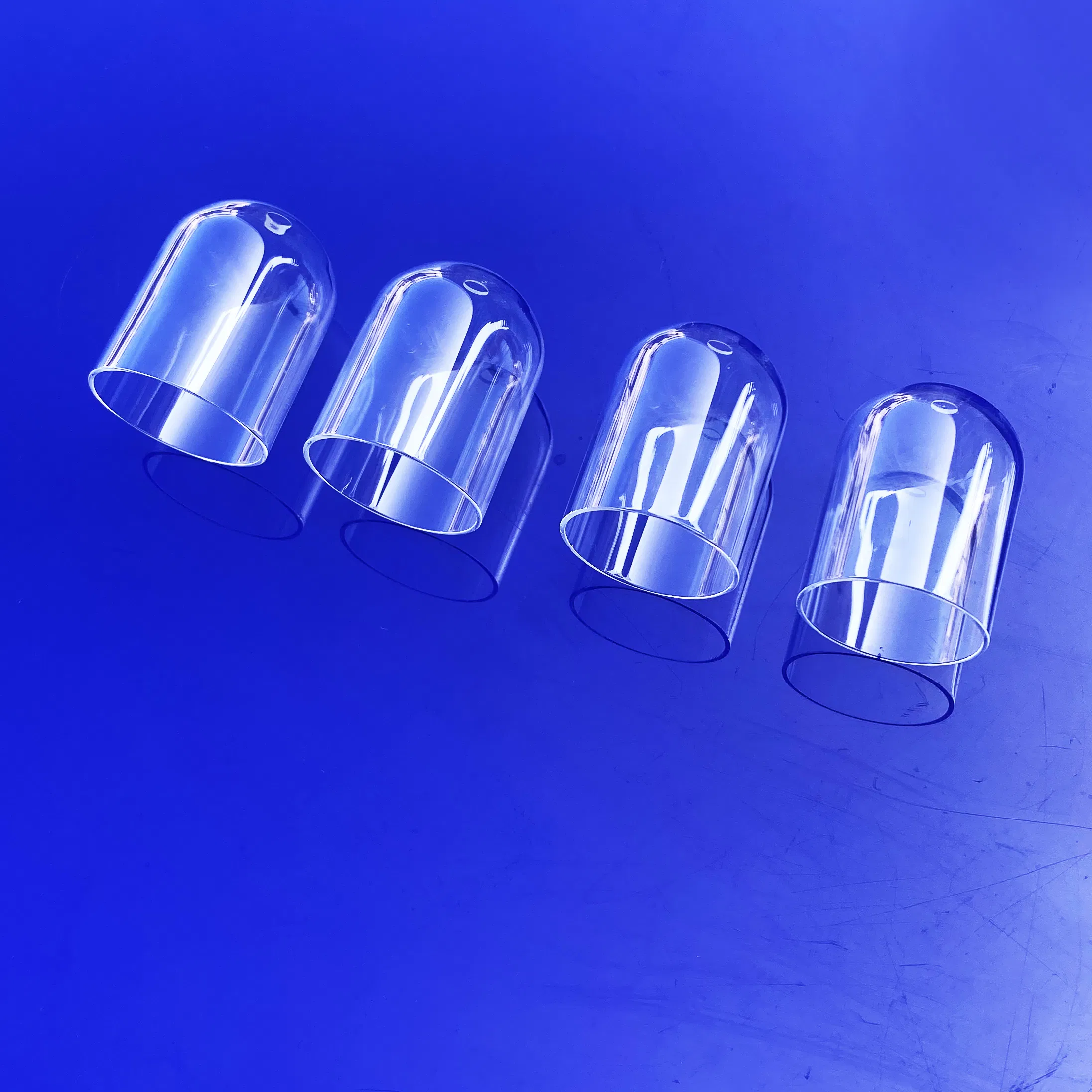 Test Tube with Lip Transparent One End Closed Fused Quartz Glass Electronic Heater Silica Circular 99.99% Tj-0008288 2.2g/cm3