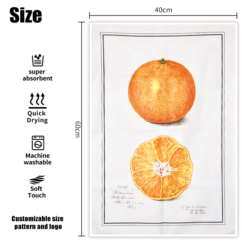 Free Sample Quick Dry Waffle Pineapple Kitchen Rags Microfiber Window Detailing Cleaning Towels 400GSM