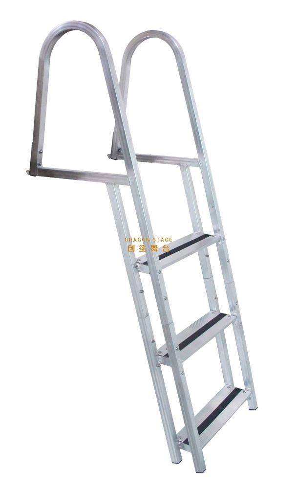 Boat Swim Ladder Aluminum Pool Ladder 3 Steps Marine Boat Ladders Attic Boat Ladder