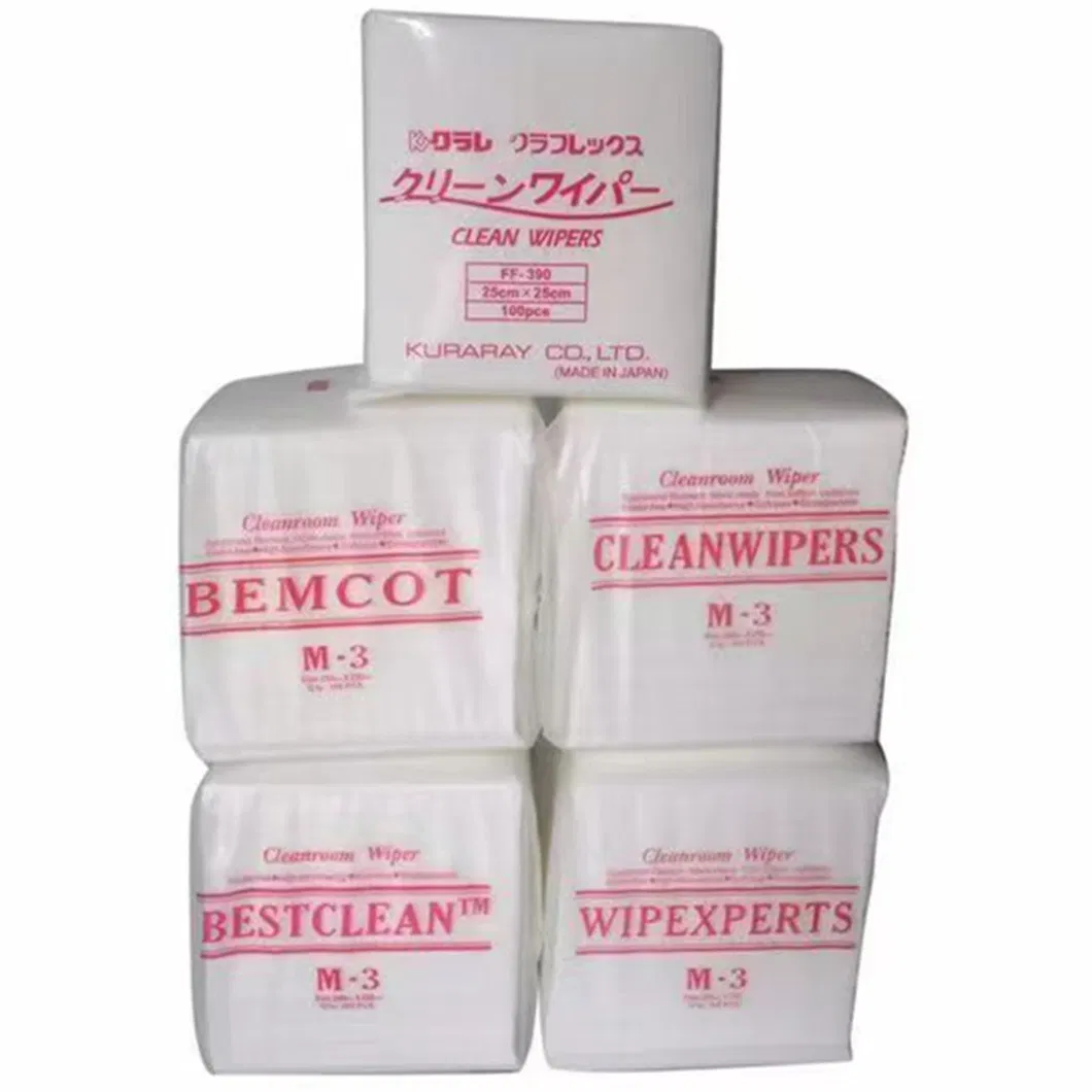 Non-Woven Fabric Cleanroom Wipers for Industrial and Lab Use