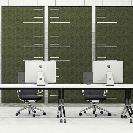 Acoustic Pet Polyester Fiber Sliding Wall Studio Panel with Reasonable Price