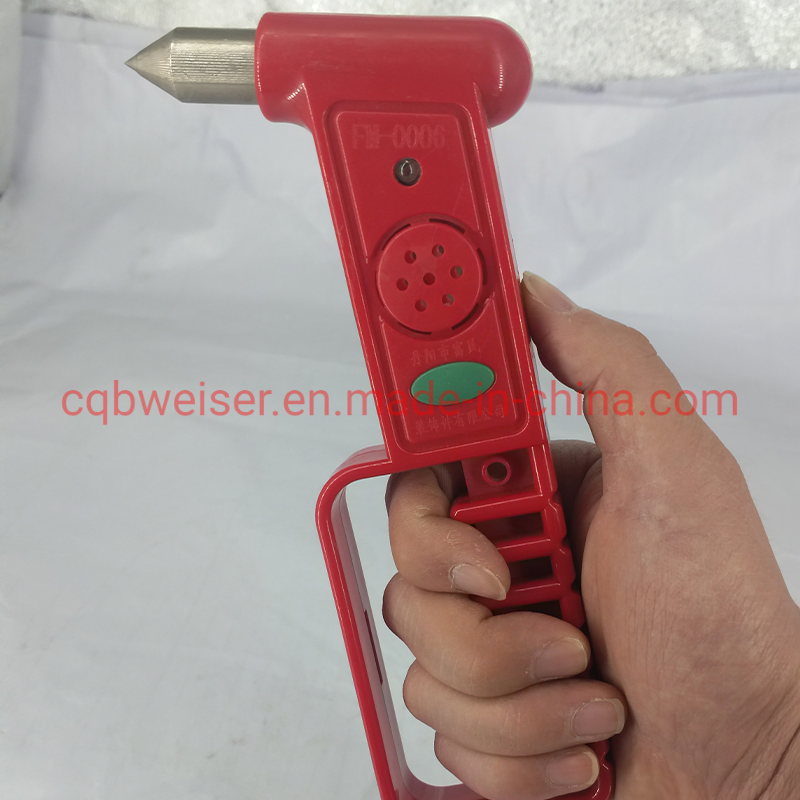 Anti-Theft Sound and Light Alarm Car Emergency Escape Hammer