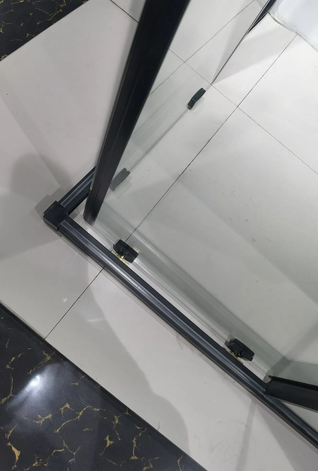 Modern 90X90 Square Shower Stall Prefab Simple Shower Room