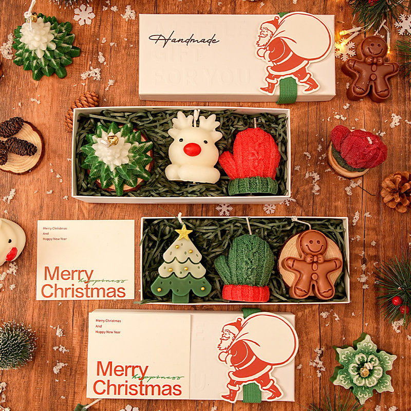 Christmas Handmade Scented Candles Souvenir Candle Gift Set