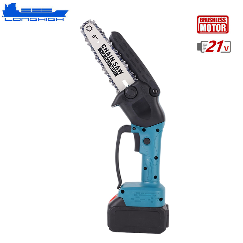 Electric 21V Battery Chainsaw for Efficient Garden Tools
