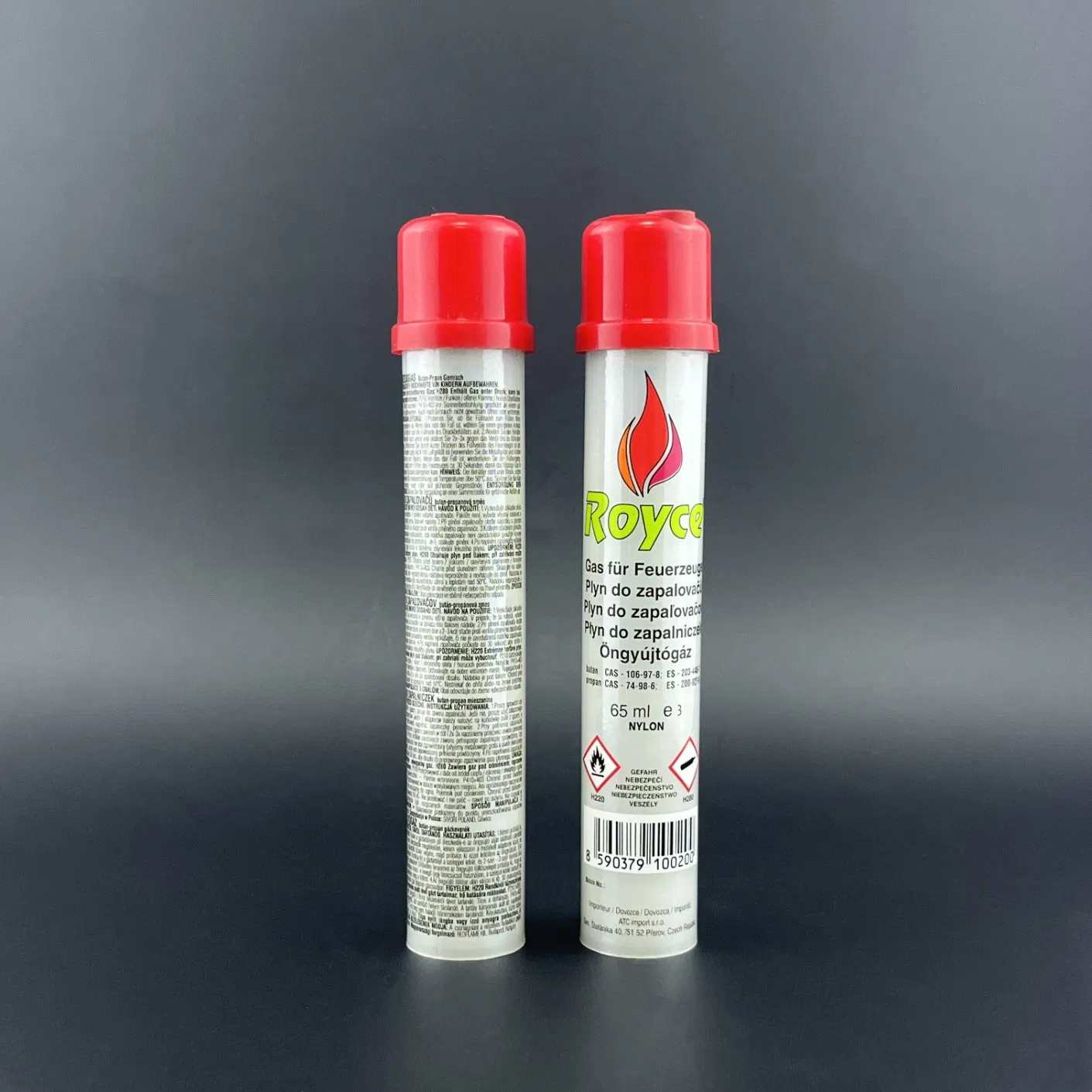 65ml Plastic Bottle High Quality Universal Lighter Use Butane Gas Lighter Refill