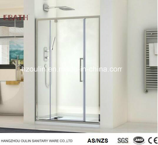 Pivot Shower Door with 2 Fixed Panel and 1 Pivot Door