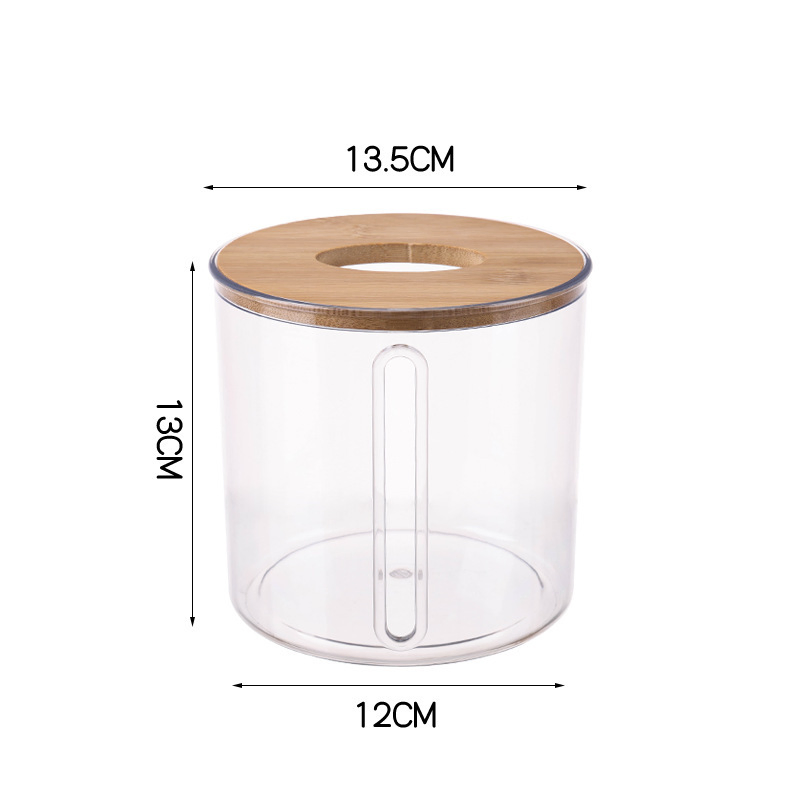 High Quality Transparent Creative Household Storage Tissue Box