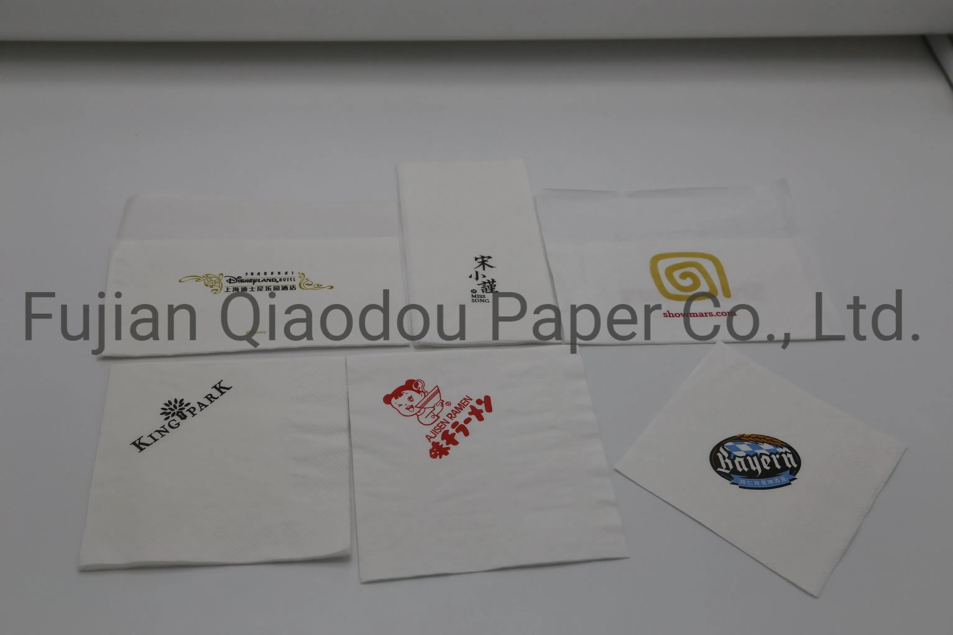 Qiaodou Hot Sale Manufacture Factory Custome Napkin Paper Napkins Serviettes