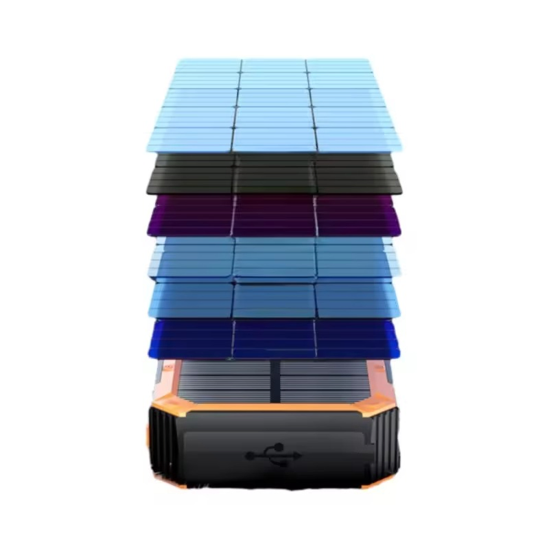 Promotional Dual USB Ports Ultra Portable Fast Charging Solar Power Bank