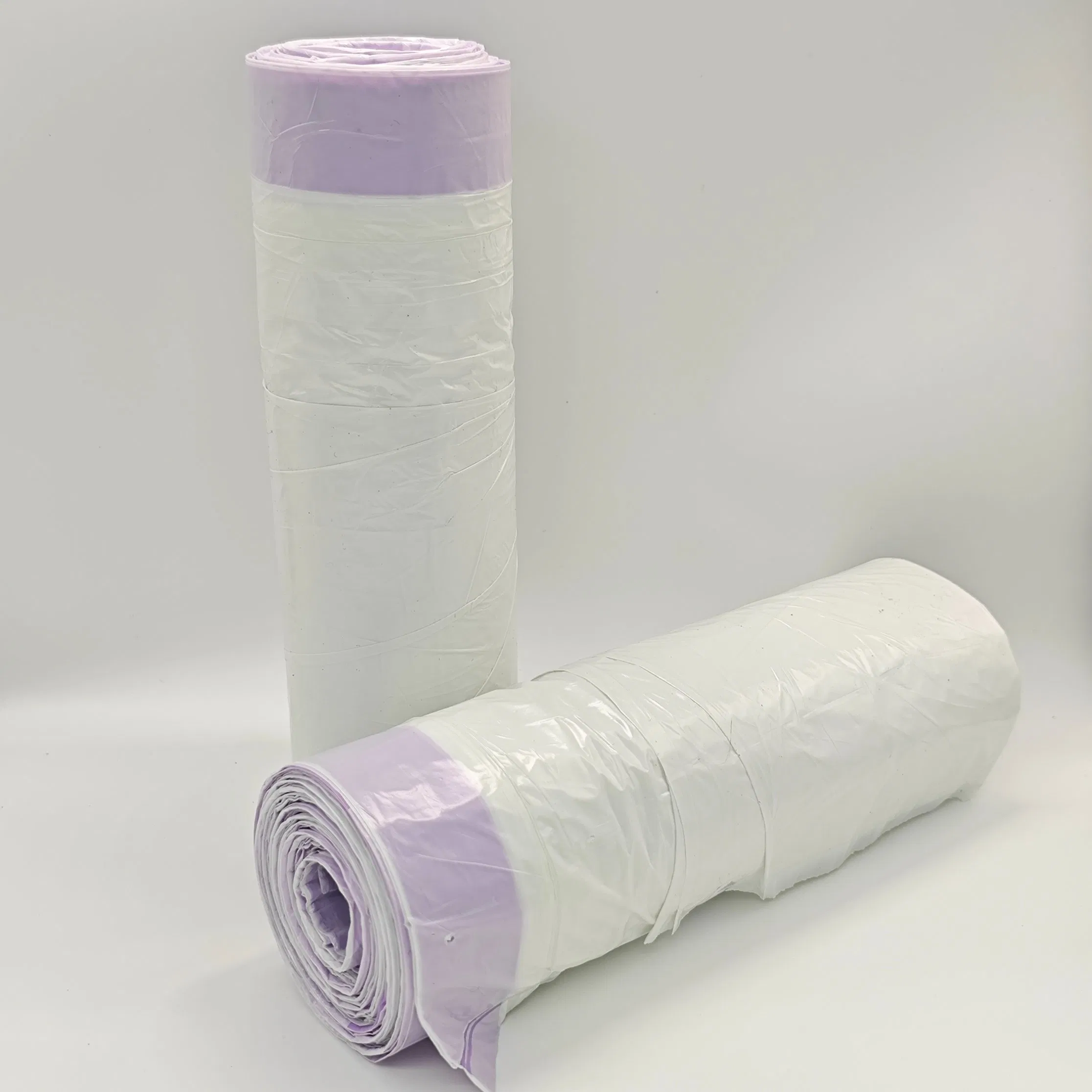 Прочные мусорные пакеты с завязками HDPE, 120 шт