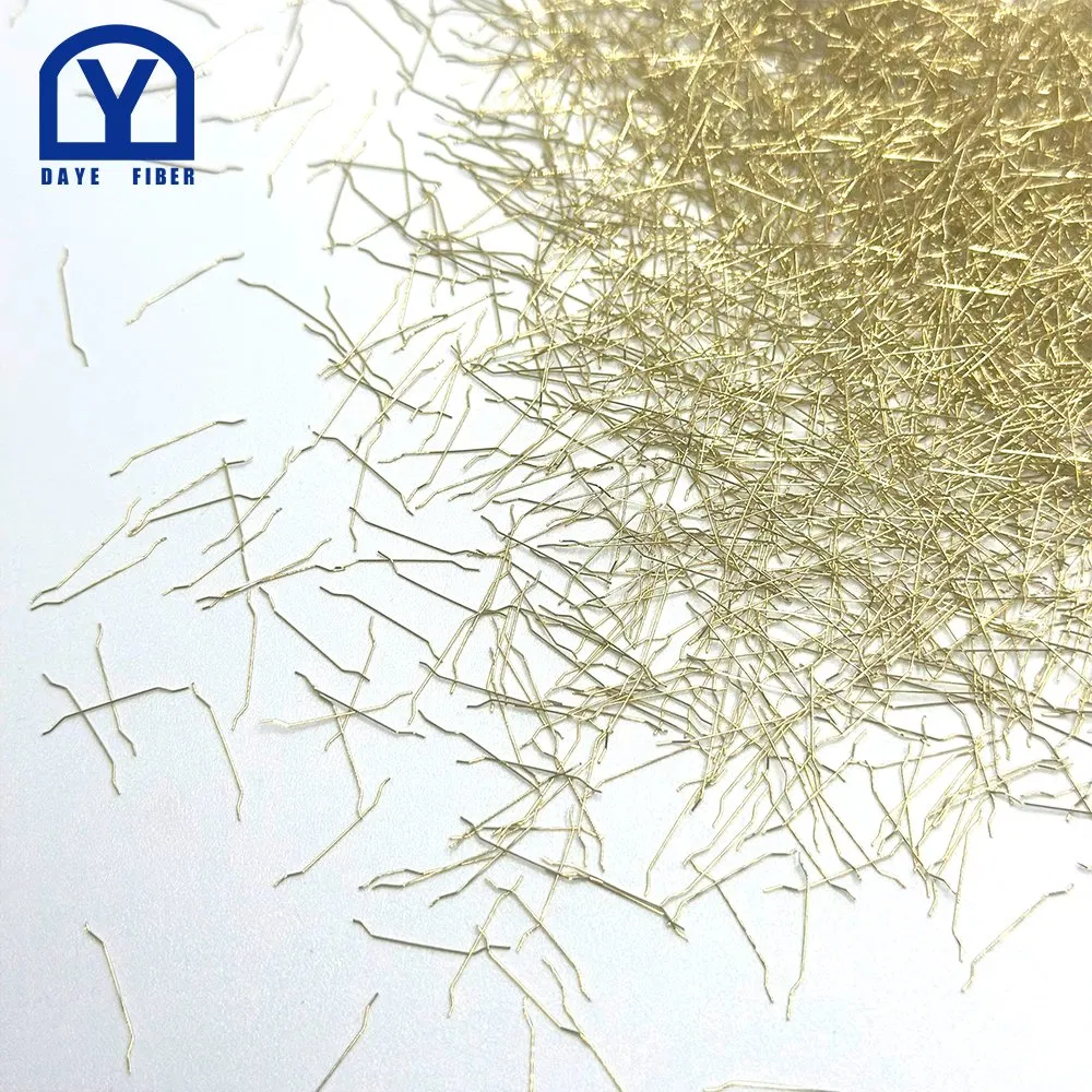 Uhpc Steel Fibre Copper Coated End Hook Concrete Steel Fiber