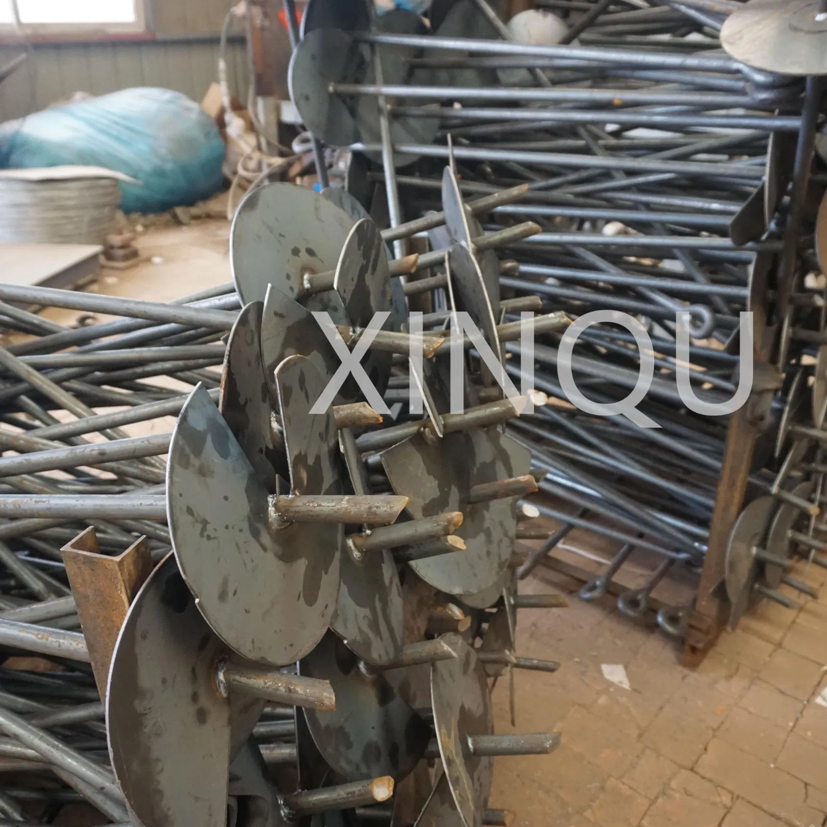 Грунтовая анкерная плита с квадратным основанием