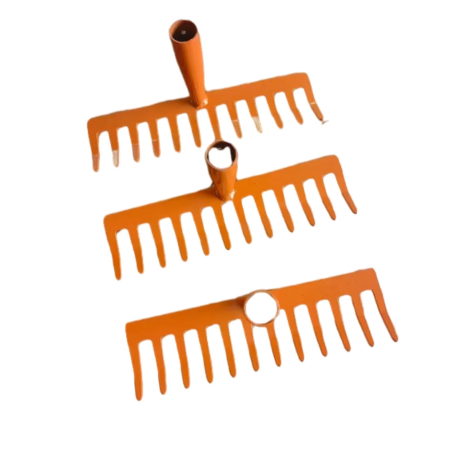Durable Plastic Grass Rake, Efficient Gardening Tool for Clearing Fallen Leaves and Hay.