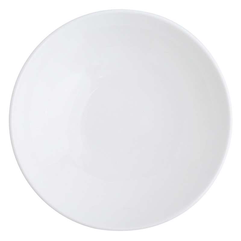 Custom Large White Ceramic Bowl Home Hotel Restaurant 10 Inch 12 Inch Western Porcelain Soup Bowl