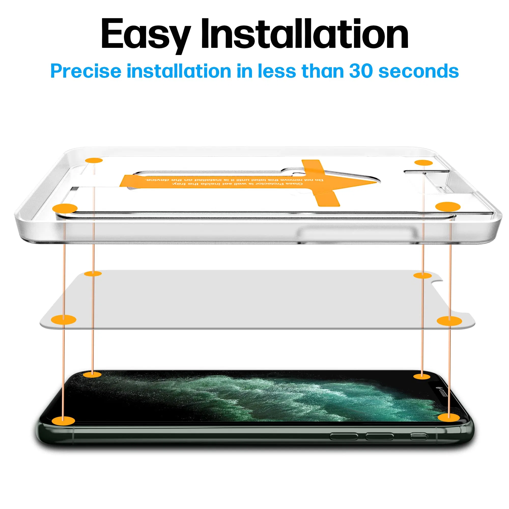 Защитное стекло для iPhone 11 PRO, Premium, 9H, антиударное