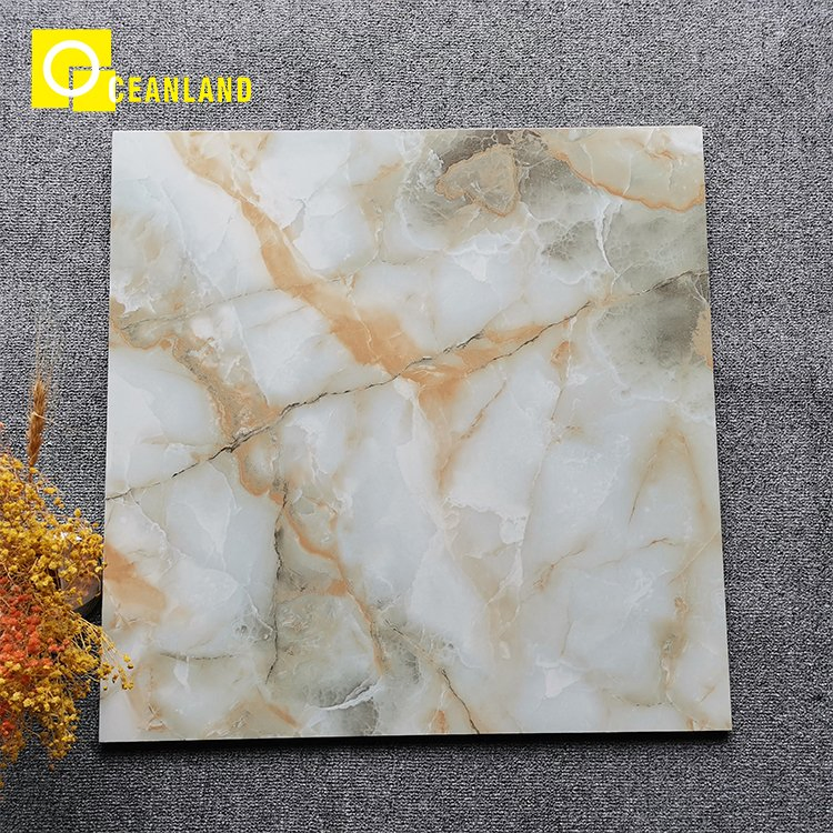 600X600 Porcelain Floor Marble Glazed Ceramic Tiles in Factory