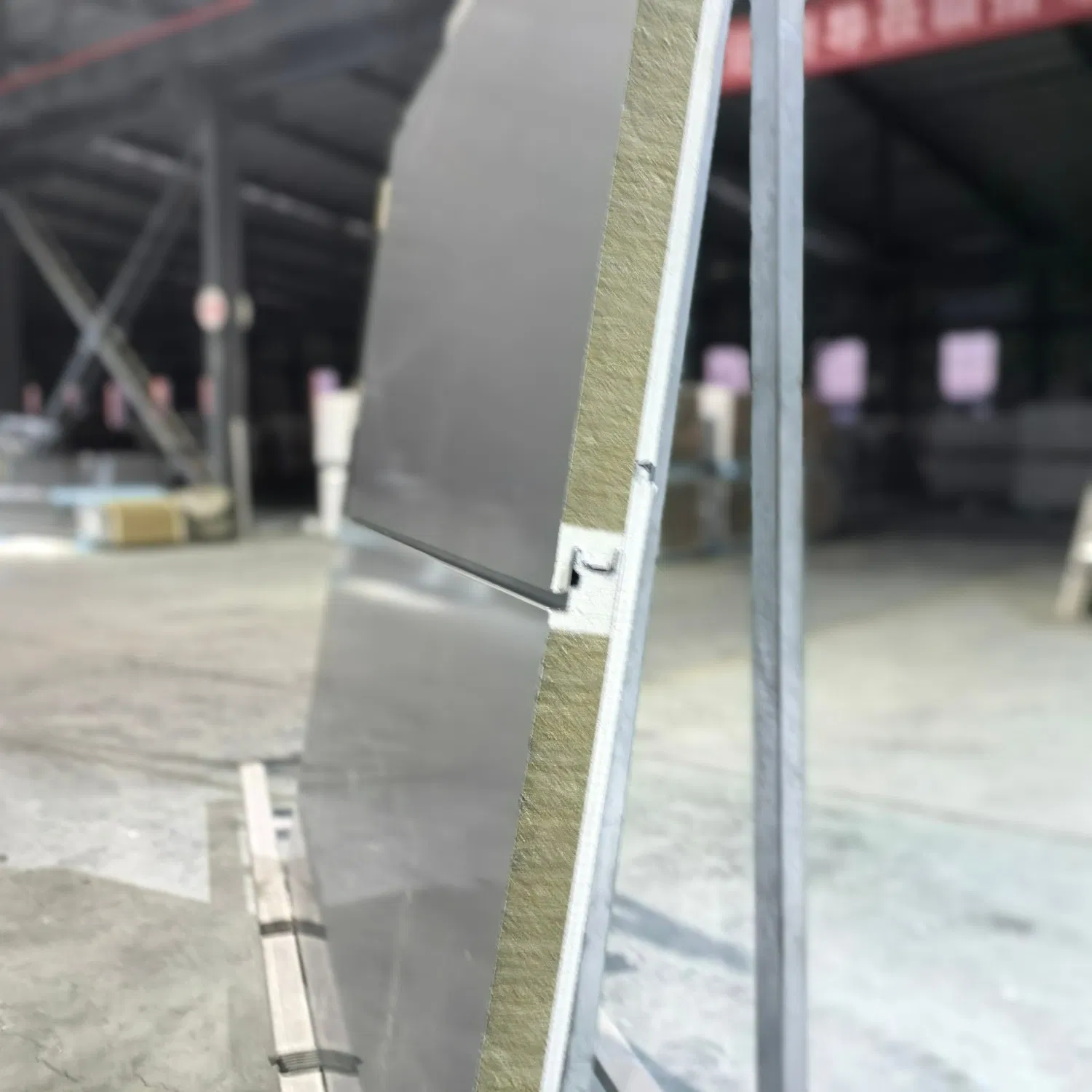 Acoustic Rock Wool Insulated Sandwich Panel with Lightweight Exterior Wall CE Standard Factory Price