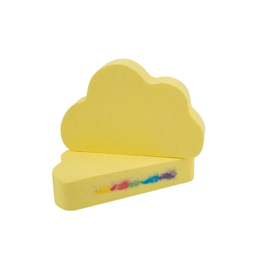 Invigorating Clouds Shape Shower Bath Salt Bomb for Uplifting Daily Wellness Rituals