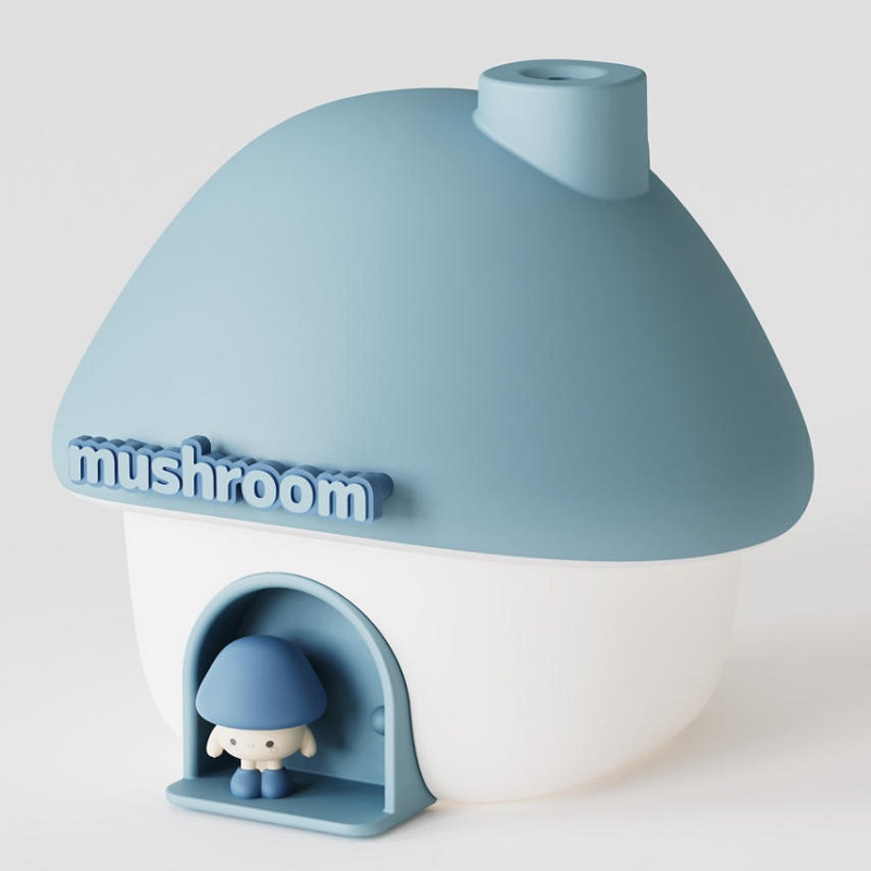 Rechargeable Portable 300ml Mushroom House Night Lamp Humidifier Mini Air Humidifier