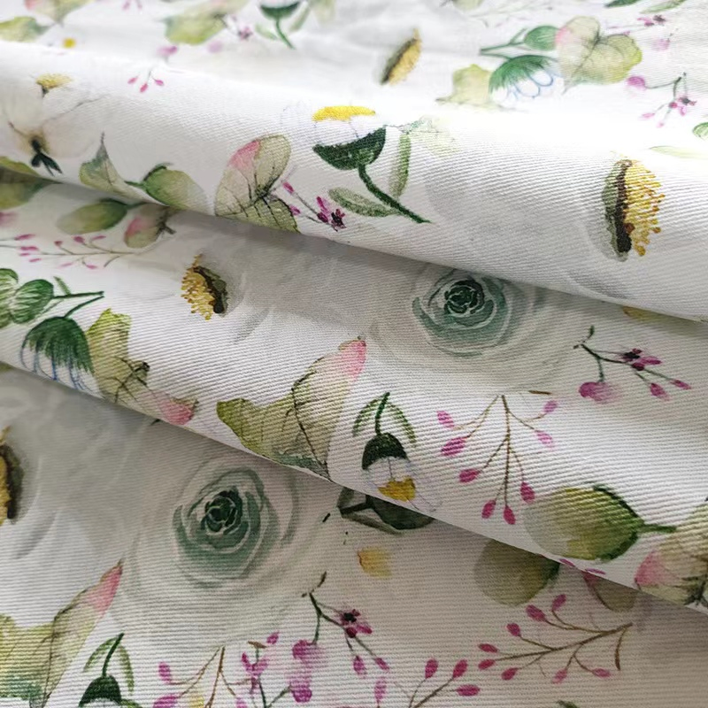 High Quality Custom Pretty 100% Cotton Digital Printed White Kitchen Dish Tea Towels Set