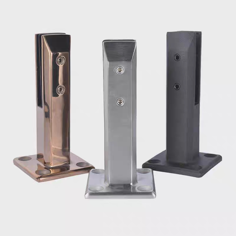 Made in China Indoor Stairs Brass Hardware Stainless Steel Glass Holder Bathroom Accessories