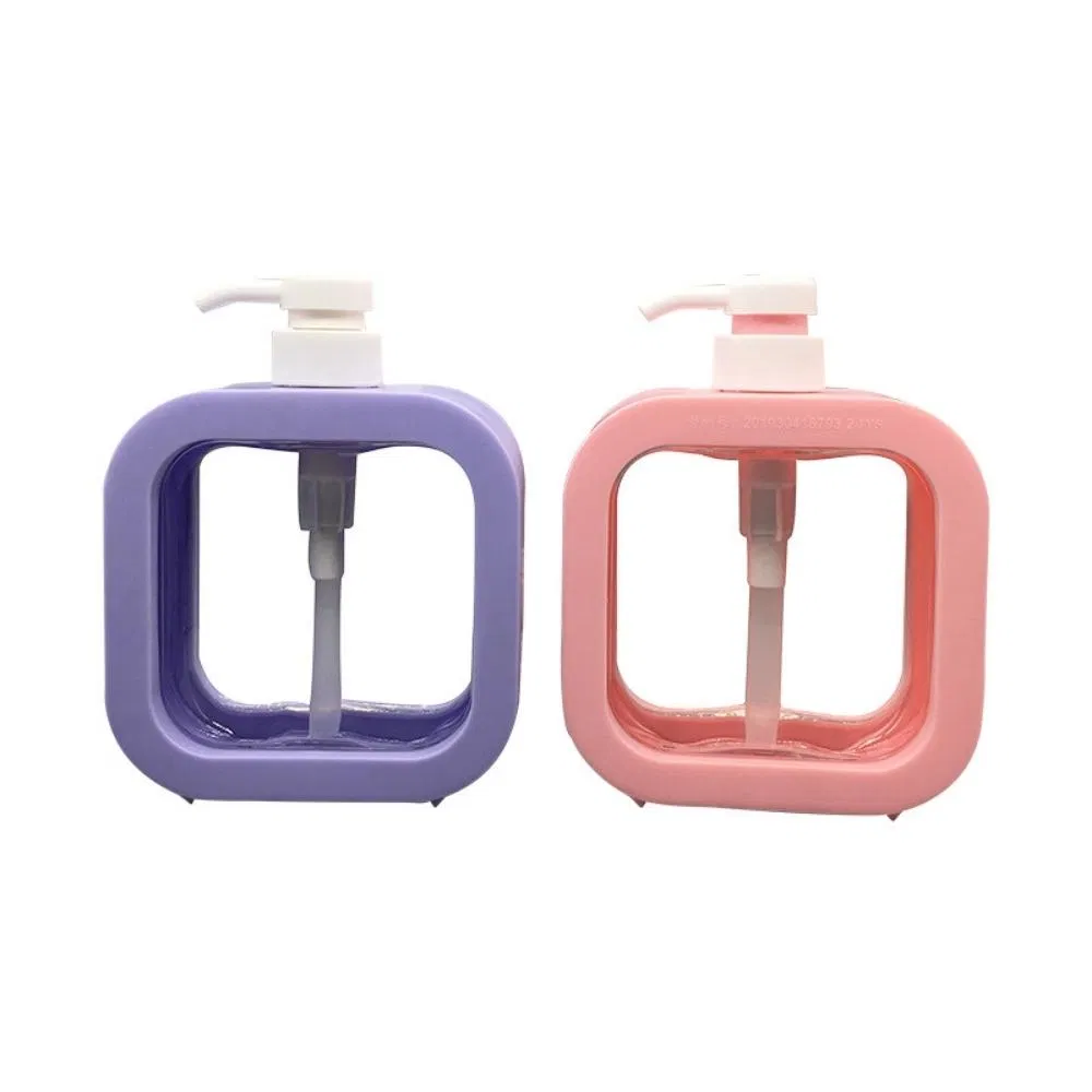Shower Dispenser Empty Square Plastic Pump Bottle Refillable Bottle for Shampoo Lotions Wbb19222
