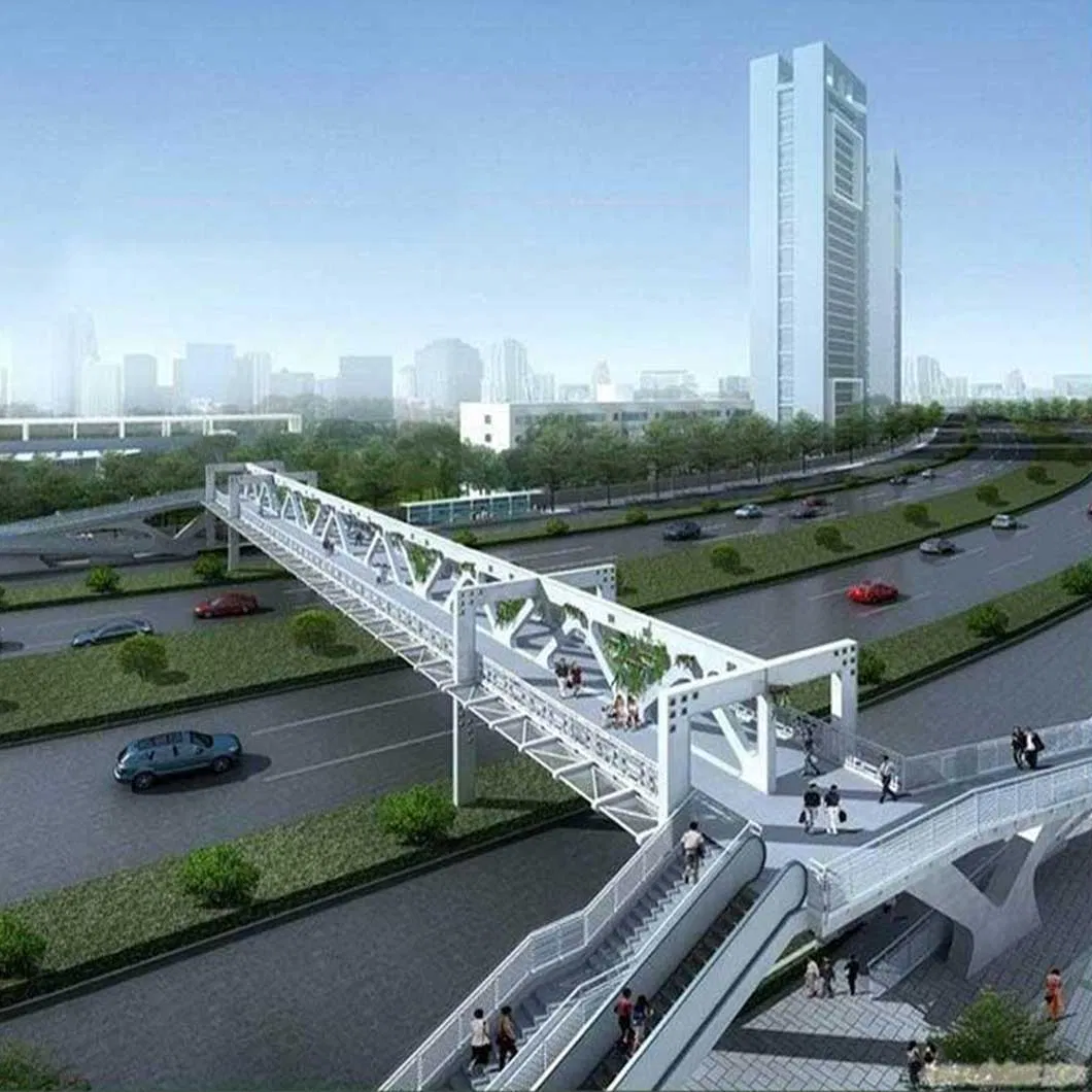 Spacious Recyclable Steel Structure Gavalized Stair Prefabricated Steel Structrue Ladder