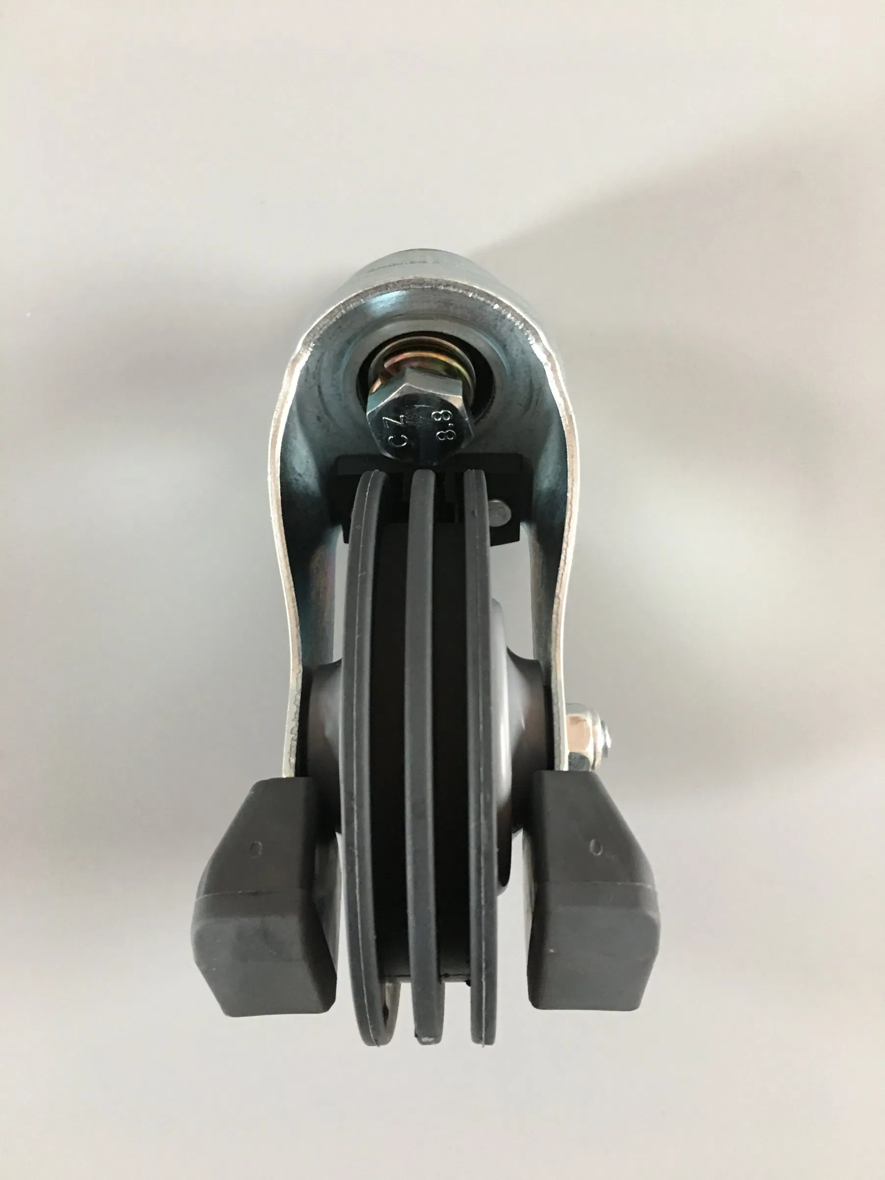 125mm Elevator Castor Polyurethane with Single Ball Bearing for Shopping Trolley