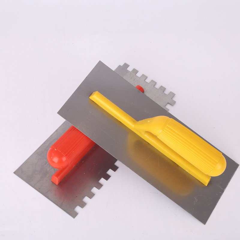 Stainless Steel Notched Blade Soft TPR Handle Masonry Tool