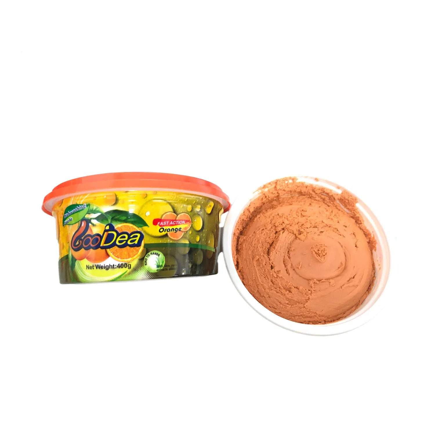 Chinese Kitchen Use Hot Sale Wholesale Price Chinese Factory Good Smell 400g Apple Flavor Dishwashing Paste Detergent for Washing Dish, Bowl Good