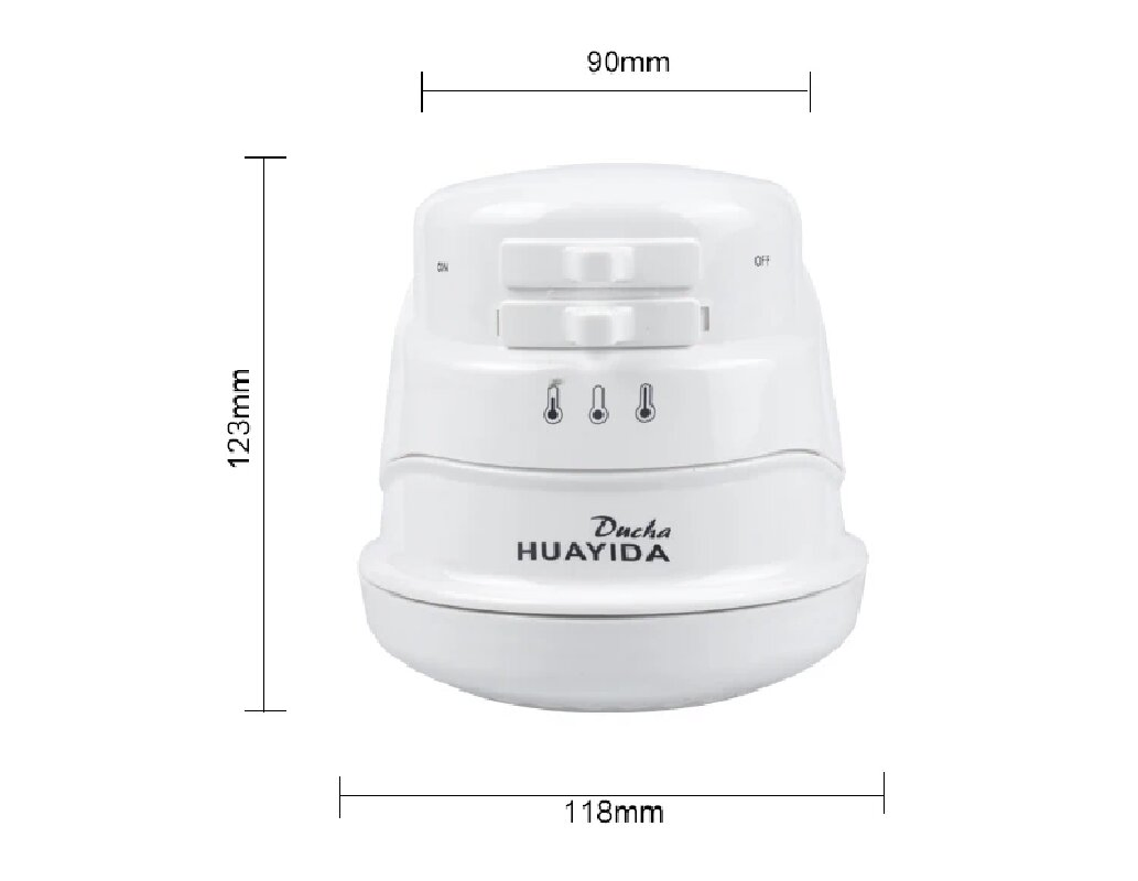 3000W-4400W Horizon Instant Electric Water Heater for Shower Head