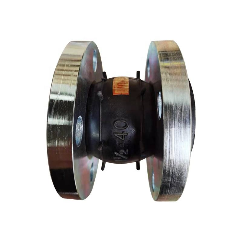 Steel Flange Connection Building Bridge EPDM Rubber Expansion Joint with Vacuum Ring
