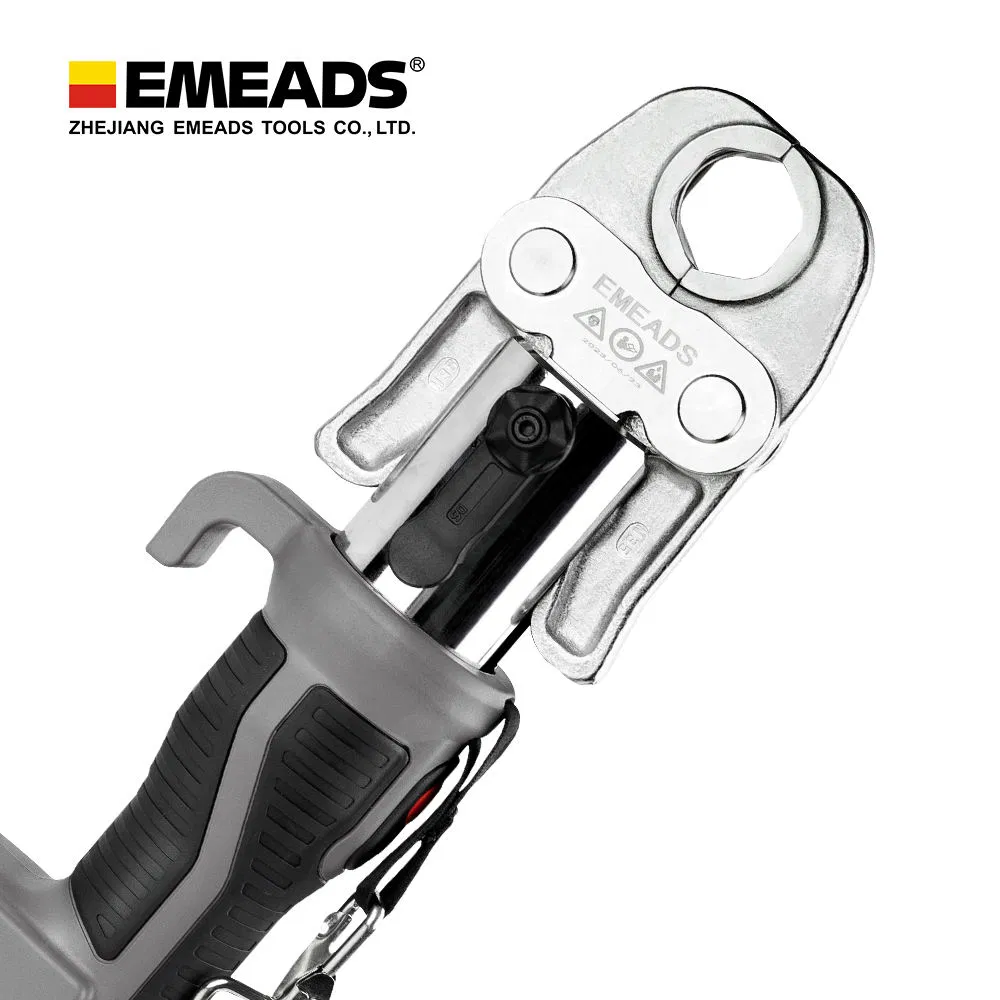 Emeads Ge-1550 Electric Hydraulic Tool Copper Pipe Crimping Press Tool with Battery Battery Plumbing Press Tools