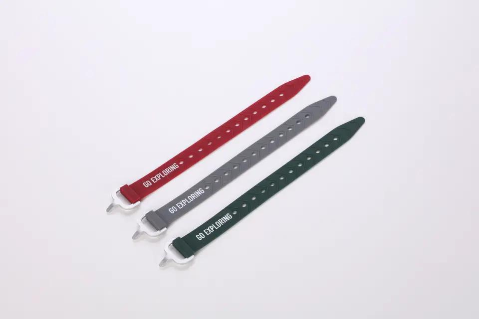 Plastic Adjustable Camping Gadgets Picnic Blanket Rug PU Carry Binding Strap Belt