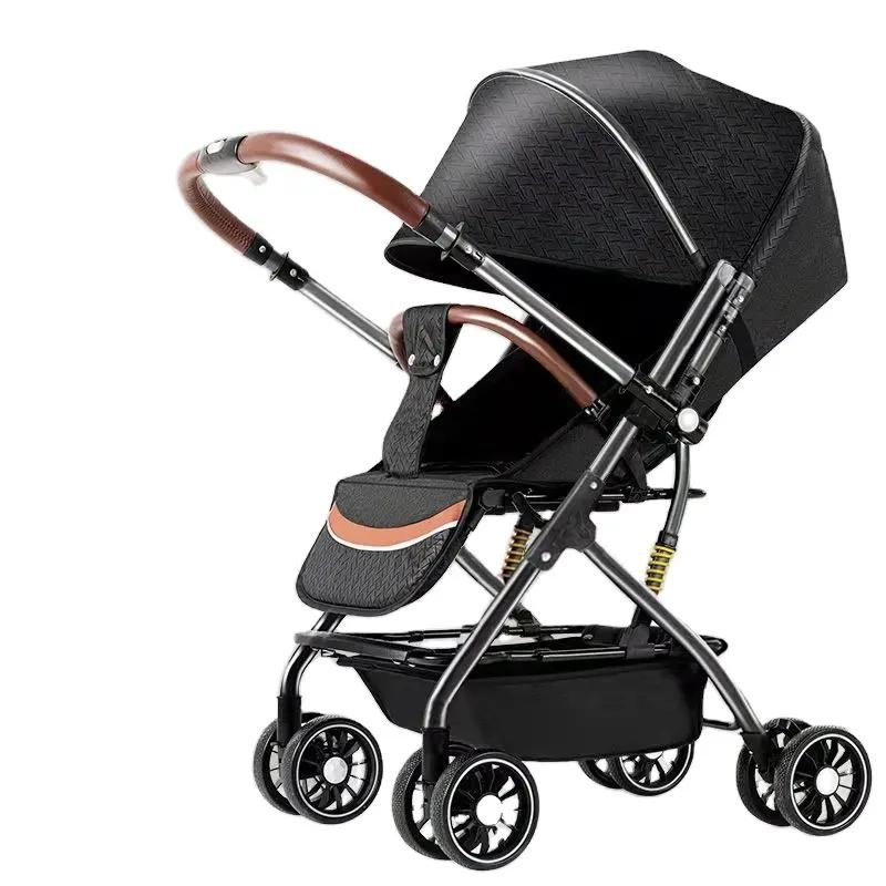 Light and Cheap Baby Stroller with Big Rear Wheels