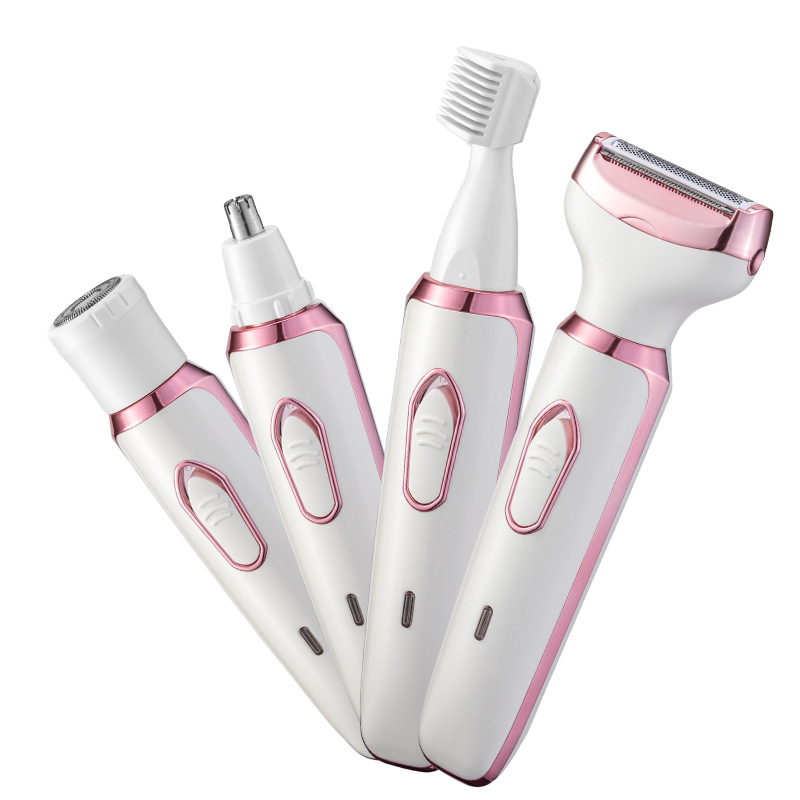 Women's Nose Hair and Eyebrow Trimmer Five-in-One Electric Hair Cutter