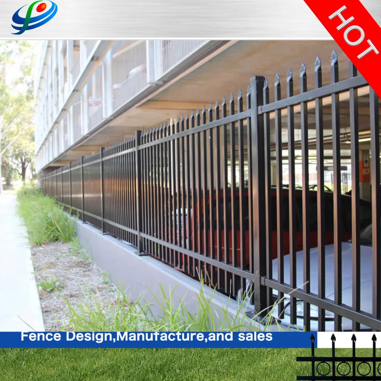 Modern Balcony Aluminium Railing Fence Panels