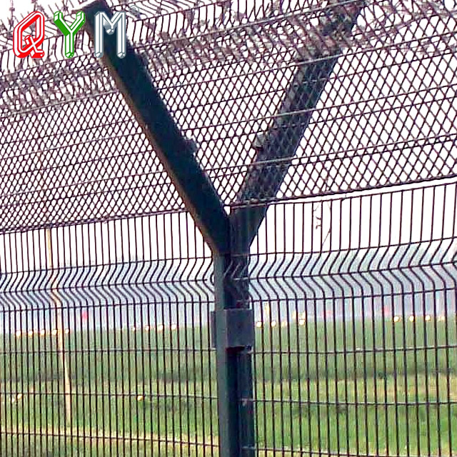 3D Curved Airport Wire Mesh Fence Supplier Prison Security Fence Prices