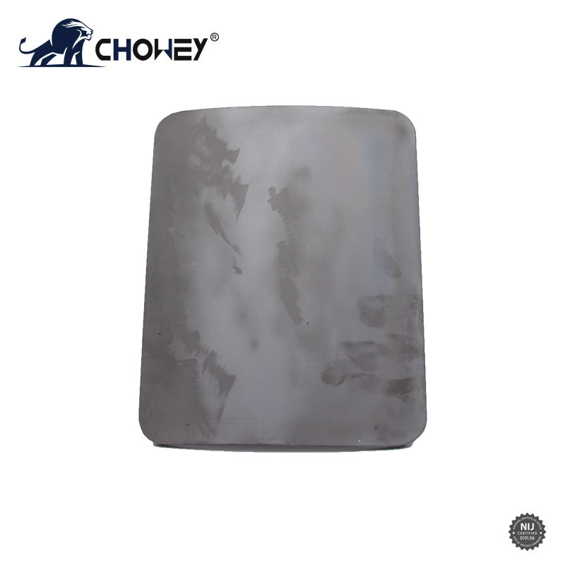 Rectangle Single-Curved Sintered Silicon Carbide (SIC) Ceramic Plate 220*270*10mm