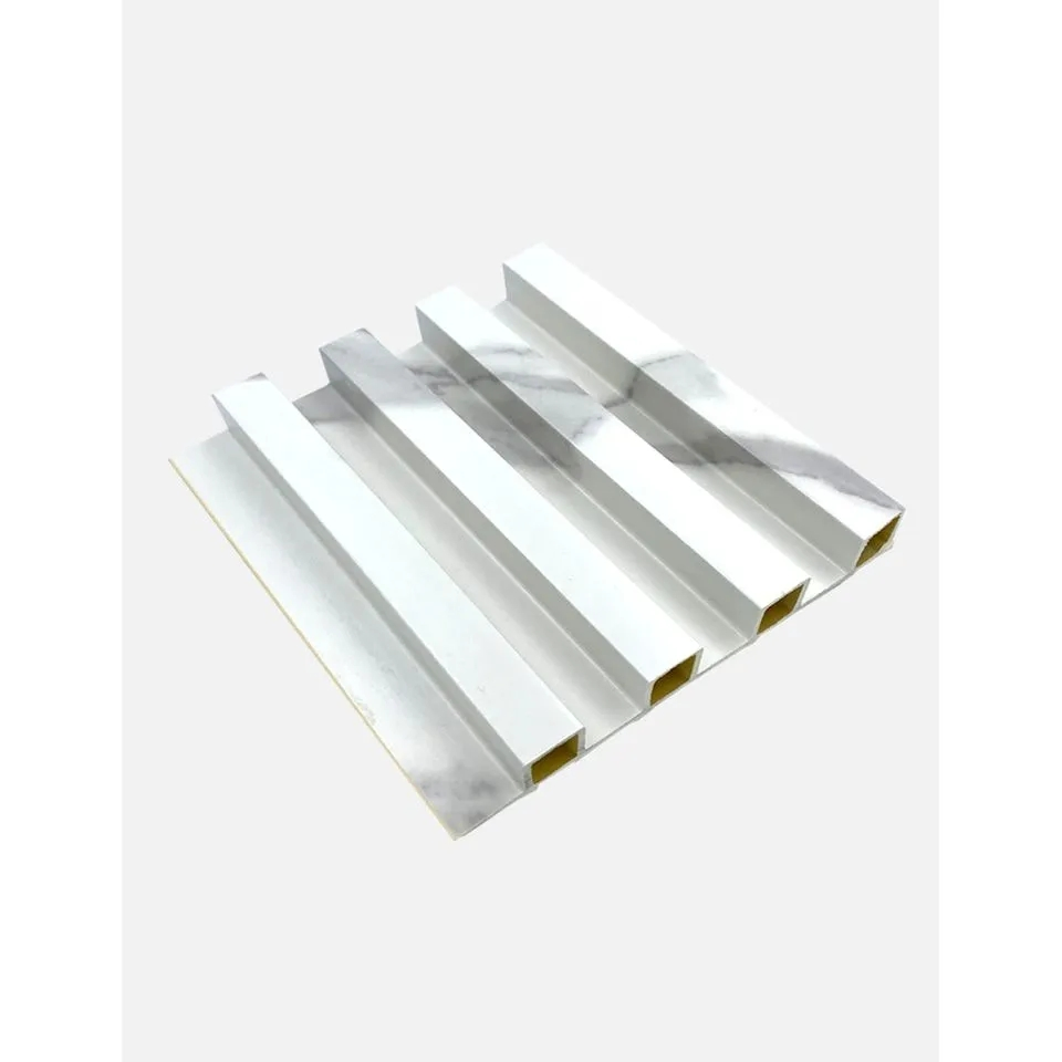 White Marble Color WPC Wall Panel for Decoration