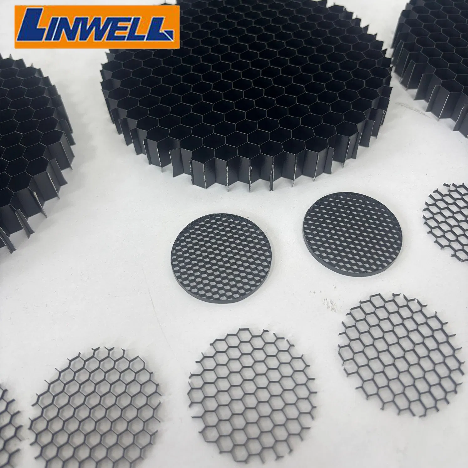 High Light Transmittance Aluminum Honeycomb Core Grid Lighting Panel