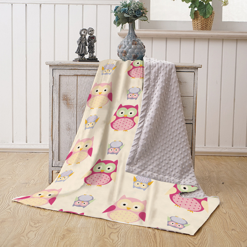 Детское одеяло Minky DOT из плюша для малышей