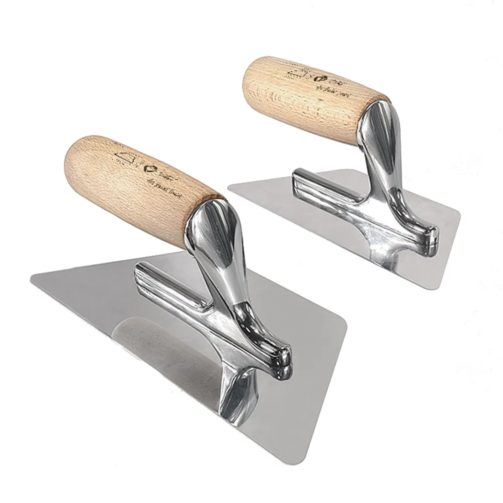 Painted Polishing Rounded - Edge Creative Plastering Trowel with Stainless Steel Hand Tool