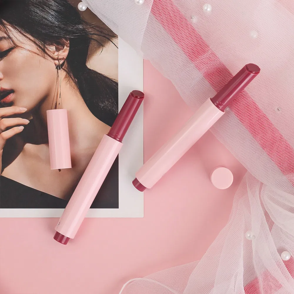 Vegan Cosmetics Moisturizing Nourishing Pressed Glossy Lipstick Makeup