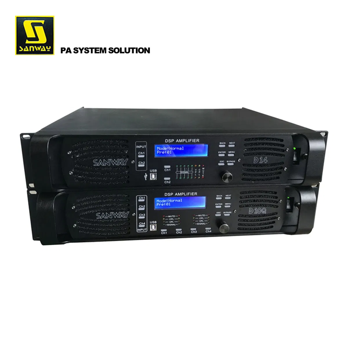 D14 2X7000W Stereo DSP Network Power Amplifier with WiFi Function