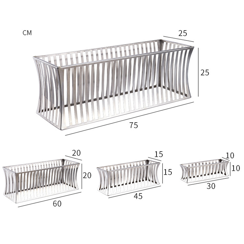 Diamond Shaped Stainless Steel Dessert Rack Hotel Banquet Table Display for Dim Sum